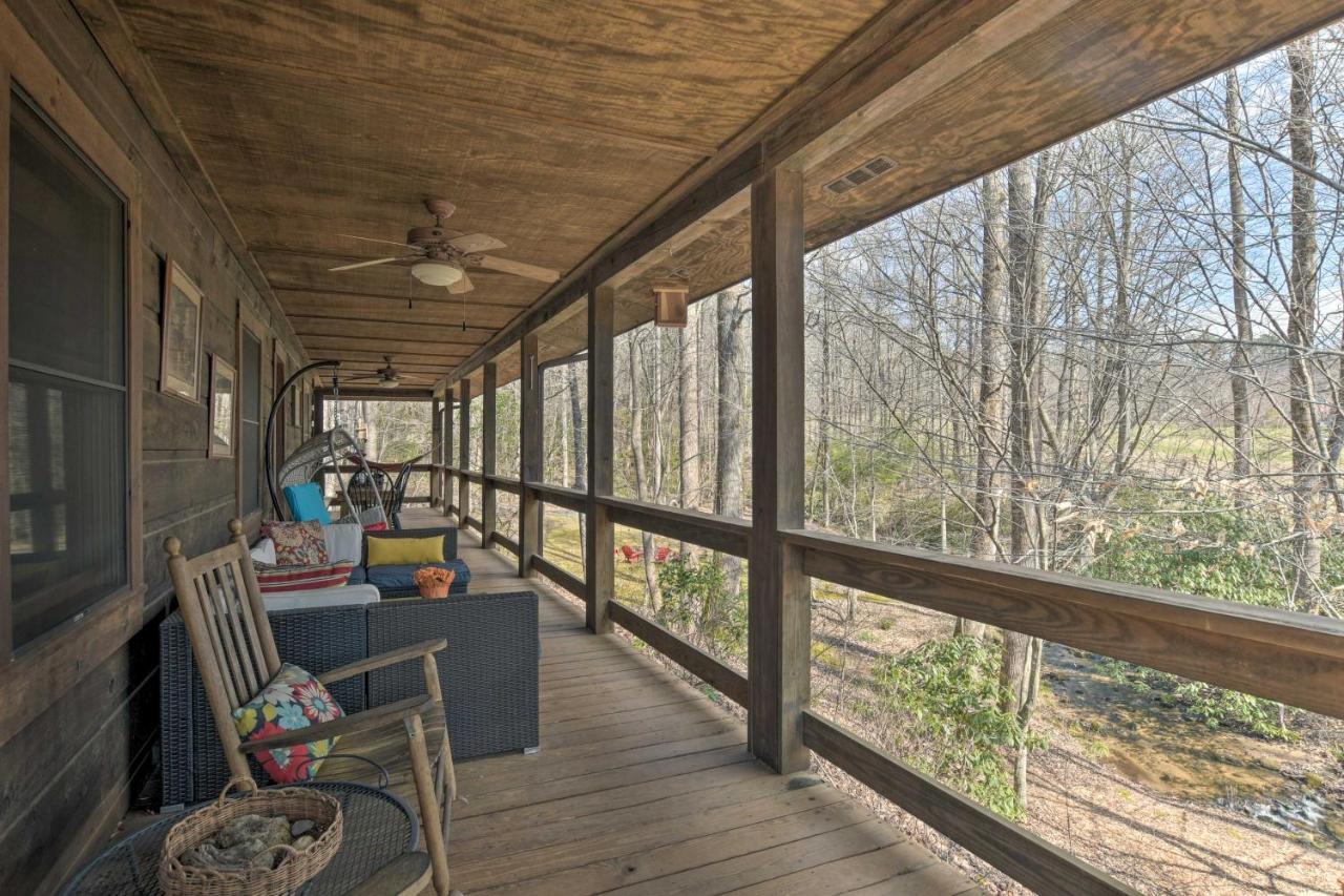 Creekside Marietta Cabin Retreat With Fire Pit! Slater-Marietta Exterior foto
